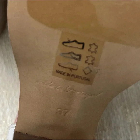 Free People Wilder Pointed Toe Leather Booties Size EU 37 US 6 White Western New - Picture 7 of 16